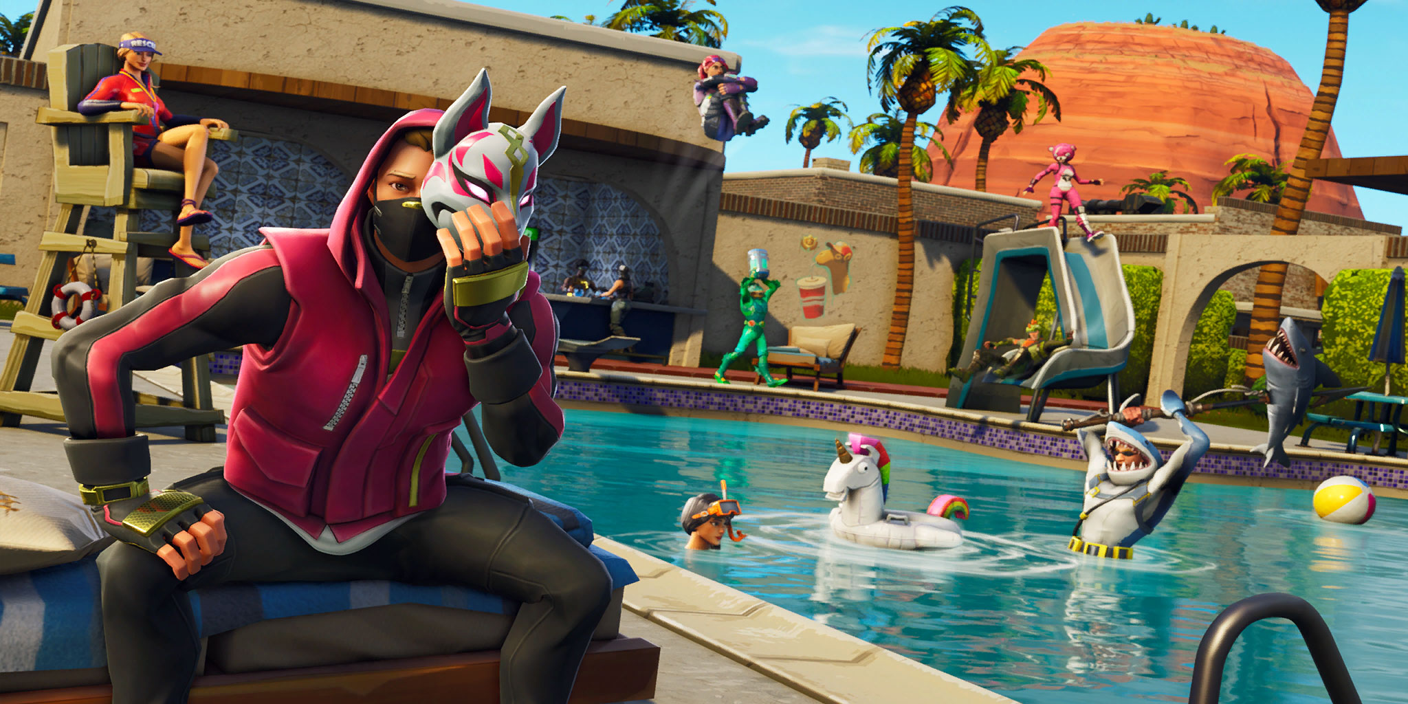 Poolside Paradise Loading Screen