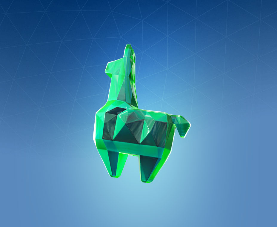 Crystal Llama Back Bling