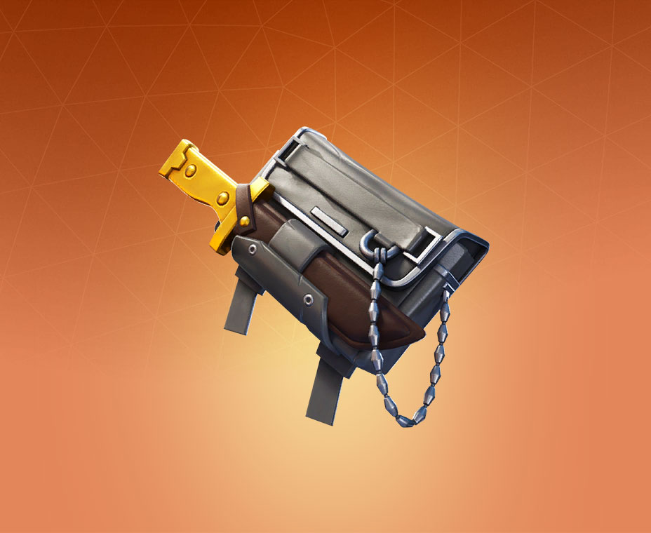 Gold Dagger Pack Back Bling