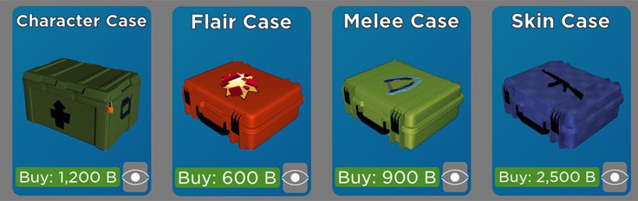 Roblox Arsenal case prices