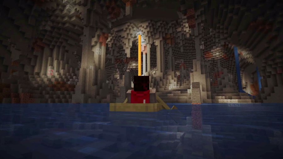 Minecraft Cave Generation example