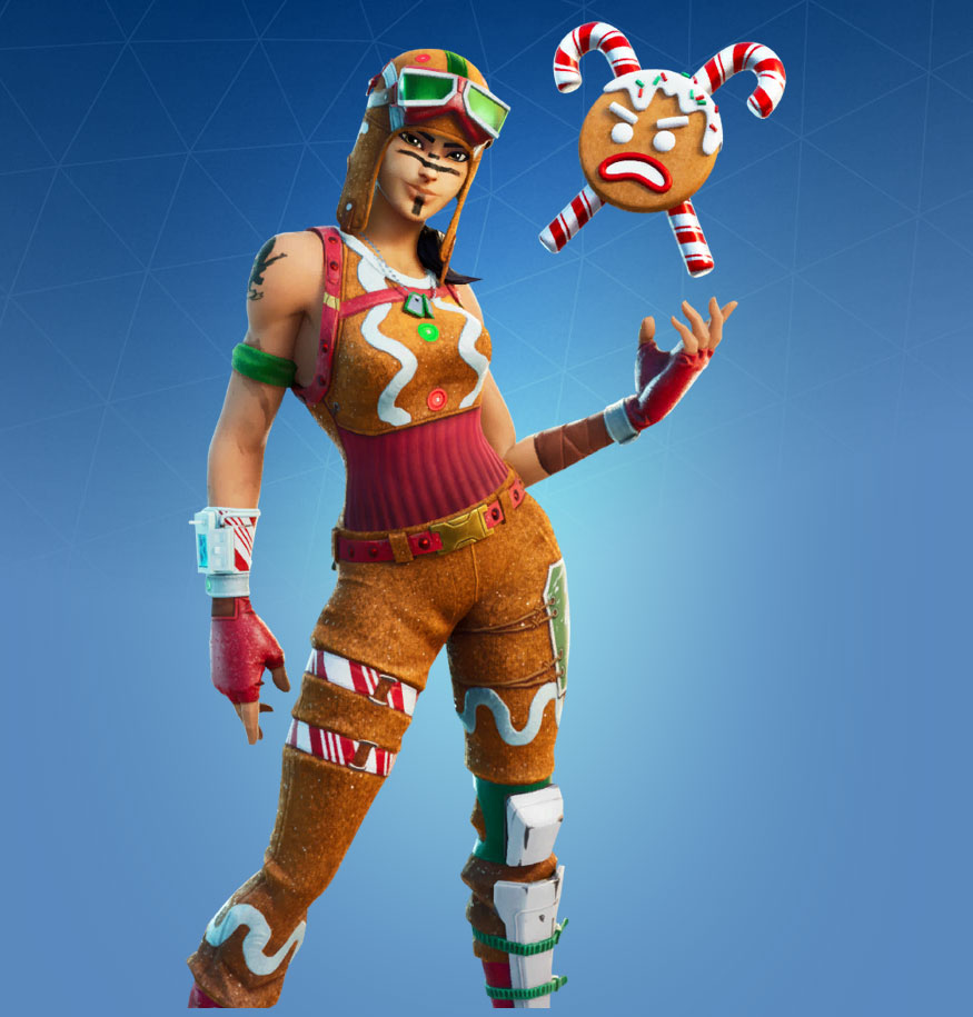 Gingerbread Raider Skin