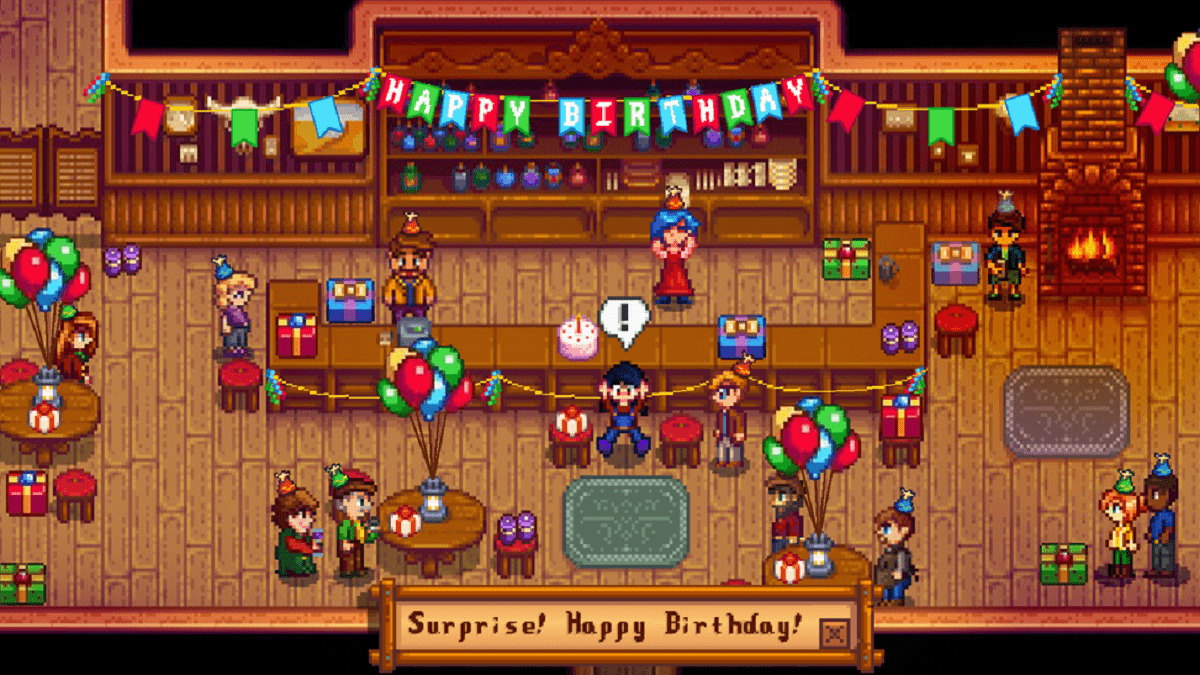 A Stardew Valley Birthday Party