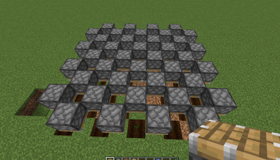 A screenshot of the pistons finished on the melon farm.