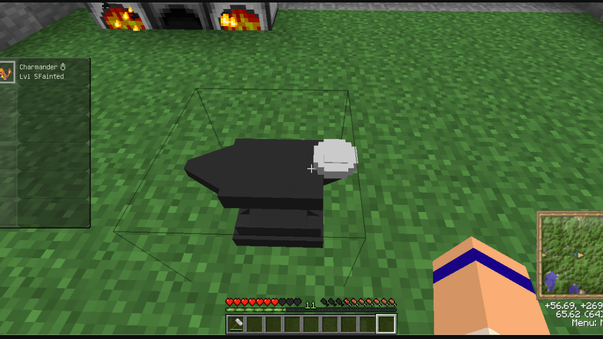 An Anvil in Pixelmon.