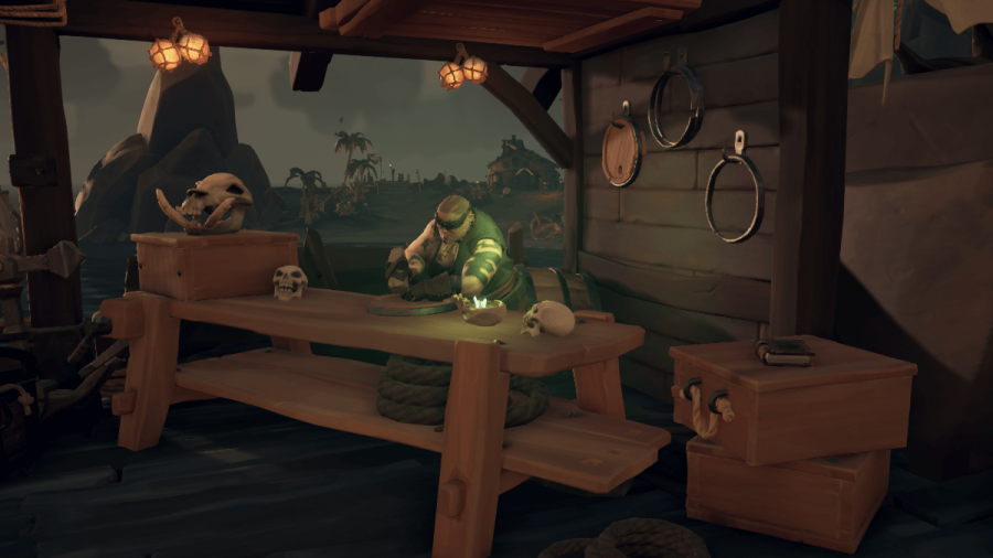 Sandra the Shipwright from Sea of Thieves.