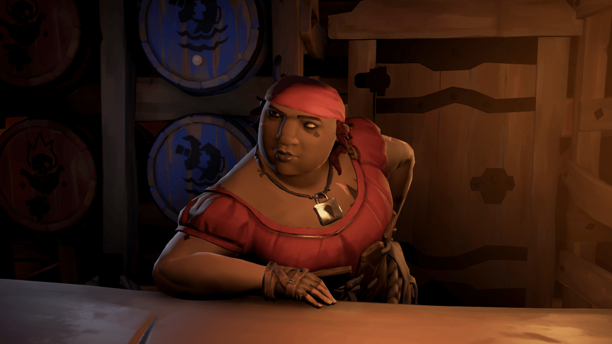 Tasha from Sea of Thieves.