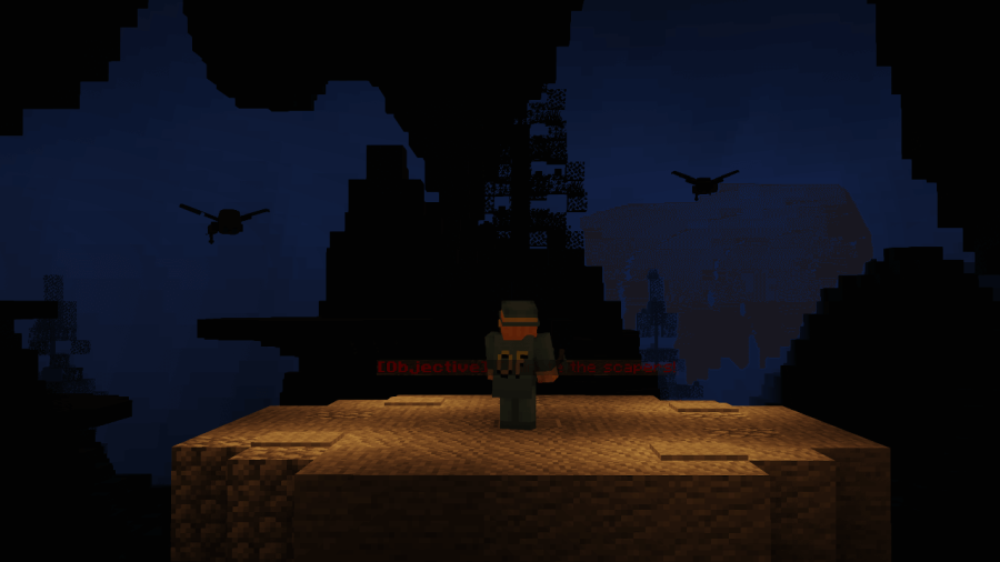 A screenshot of a minigame in Minecraft.