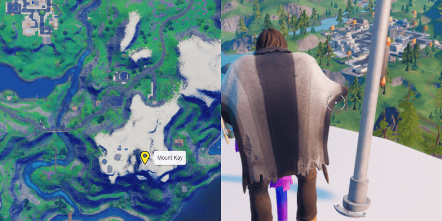 Mount Kay location in Fortnite.