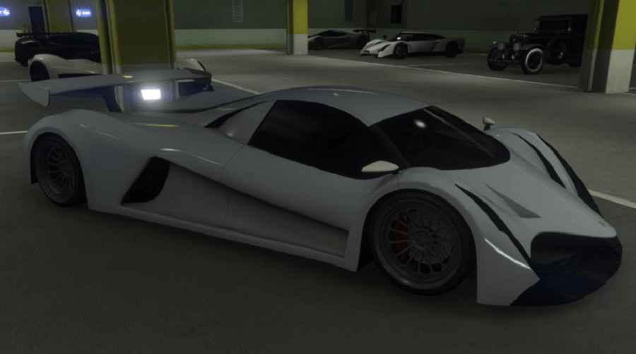 A customized Deveste in GTA V.