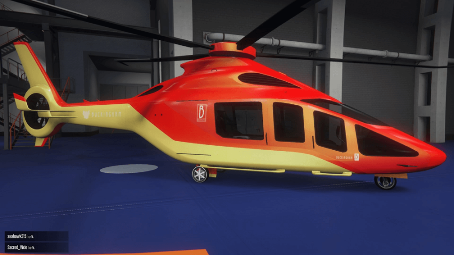 A customized Volatus in GTA V.