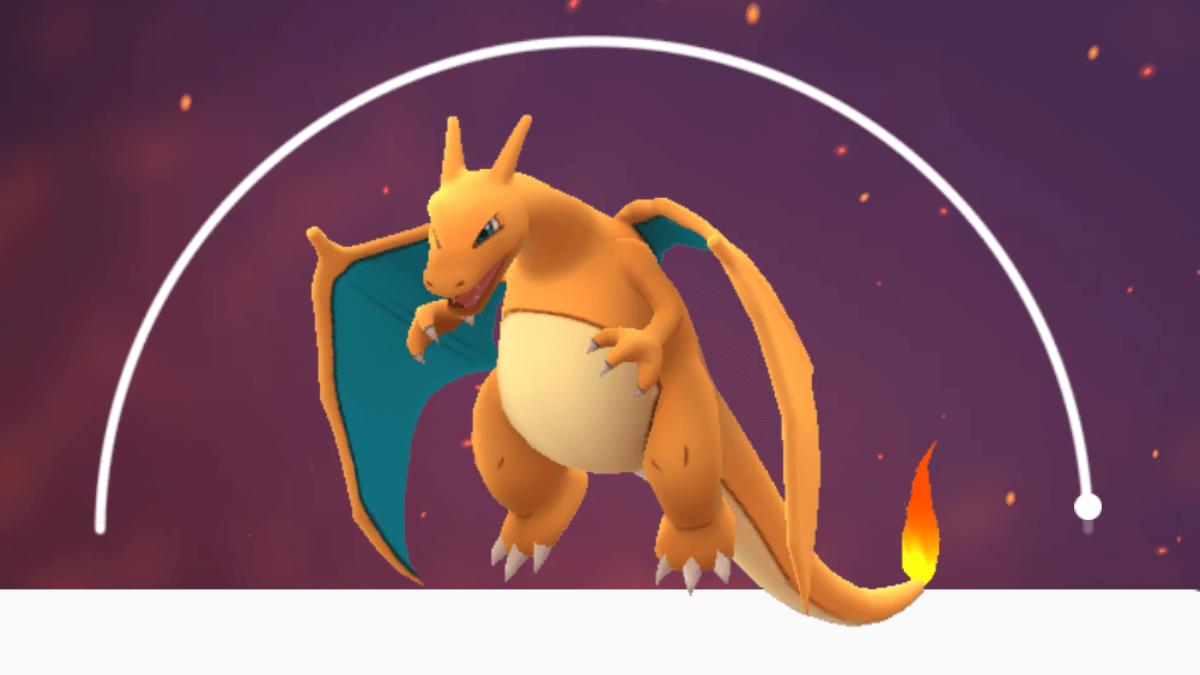 Charizard in Pokemon Go.