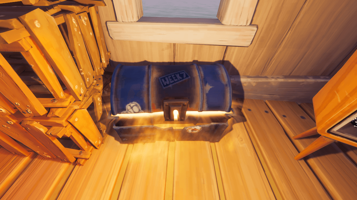 A Bunker Chest in Fortnite Season 6.