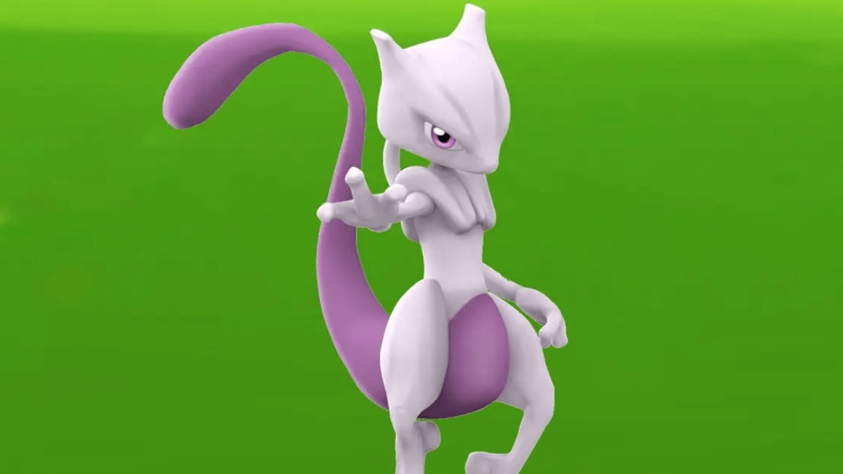 Mewtwo in Pokemon Go.