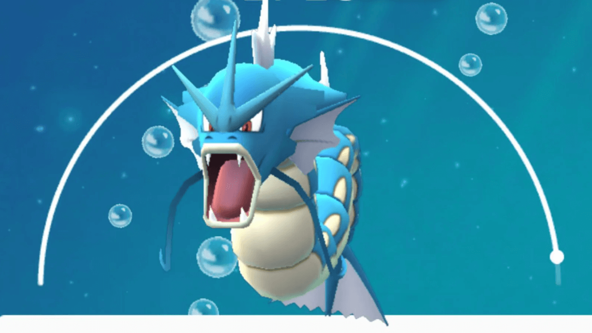 Gyarados in Pokemon Go.