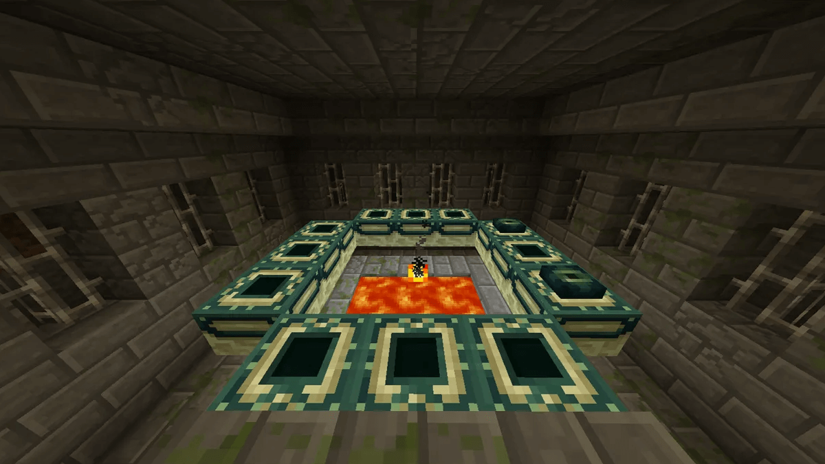 An End Portal in Minecraft.