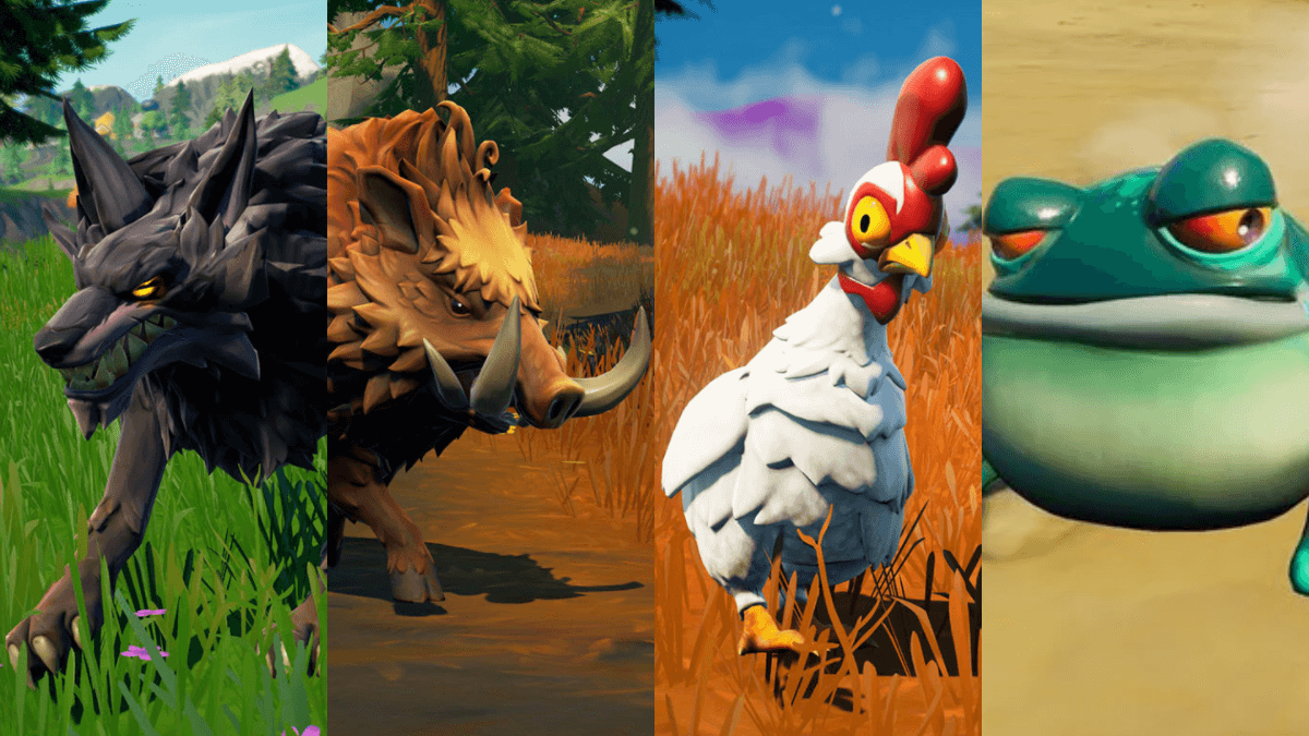 All Four Wildlife in Fortnite.