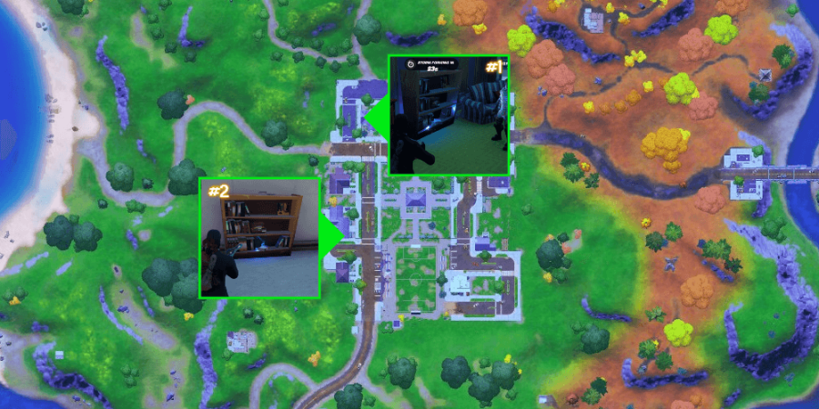 Literature Sample locations at Pleasant Park.