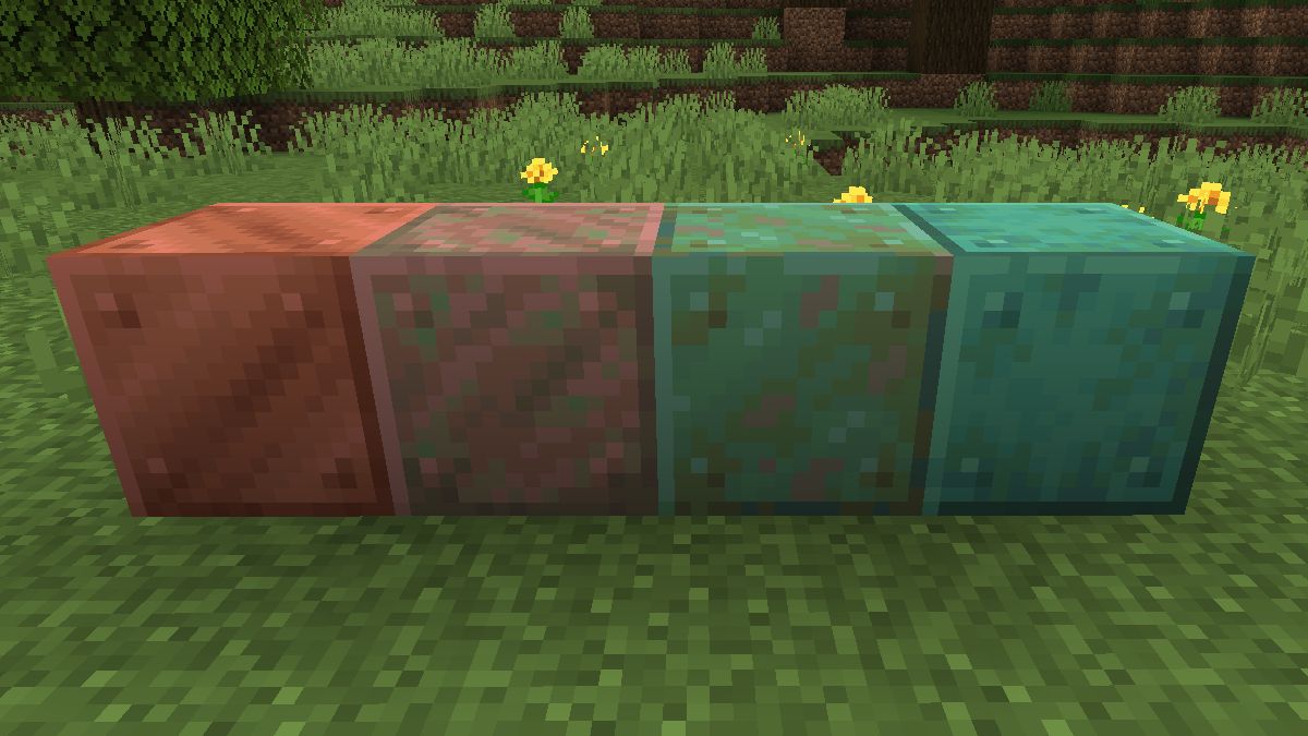 Oxidation in Minecraft.