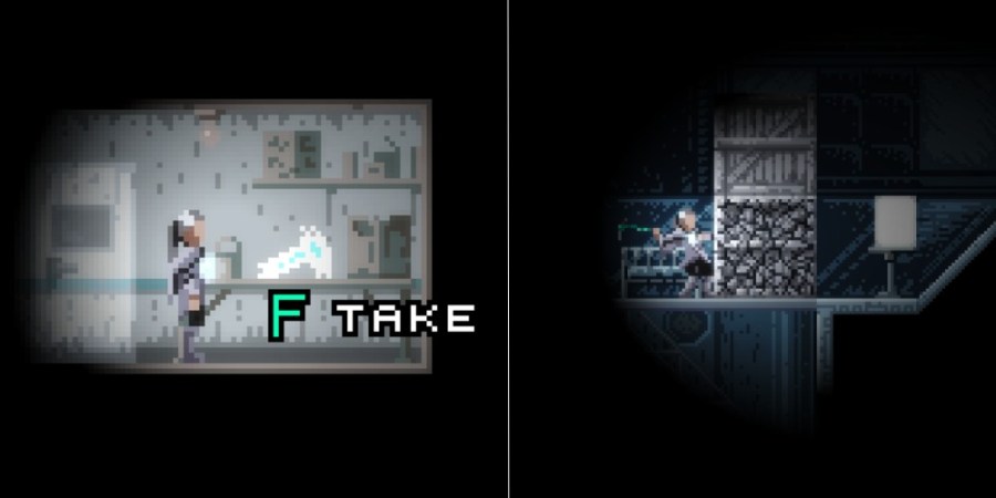 How to break a crate in Axiom Verge 2