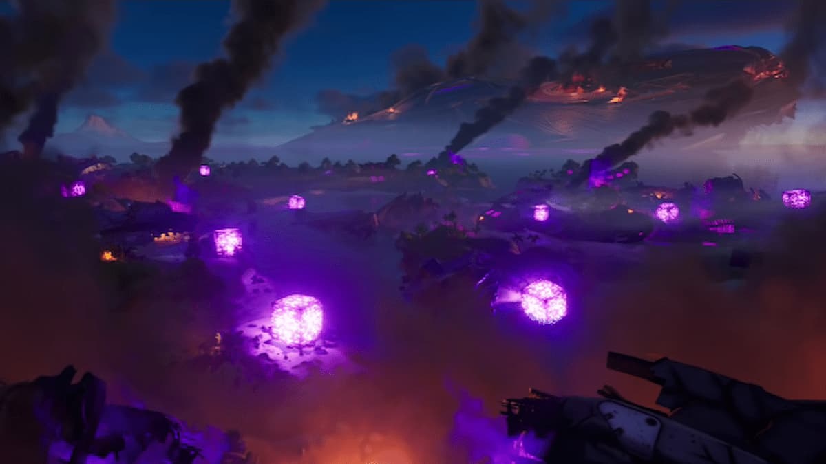 Screenshot of Fortnite trailer