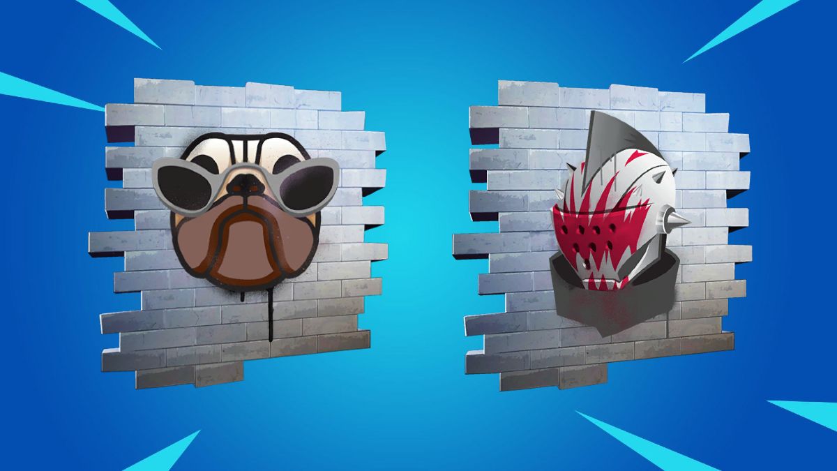 The Fashion Doggo and Knight Looks sprays in Fortnite