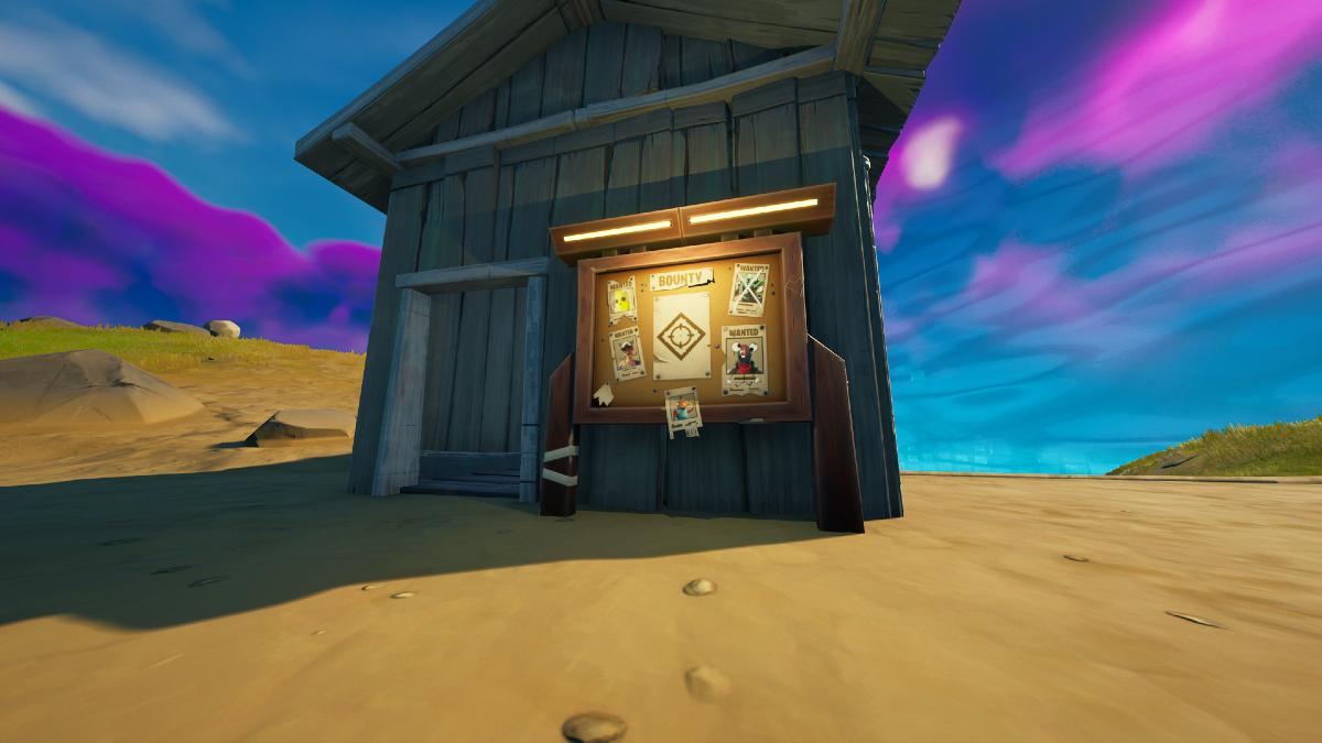 A Bounty Board in Fortnite