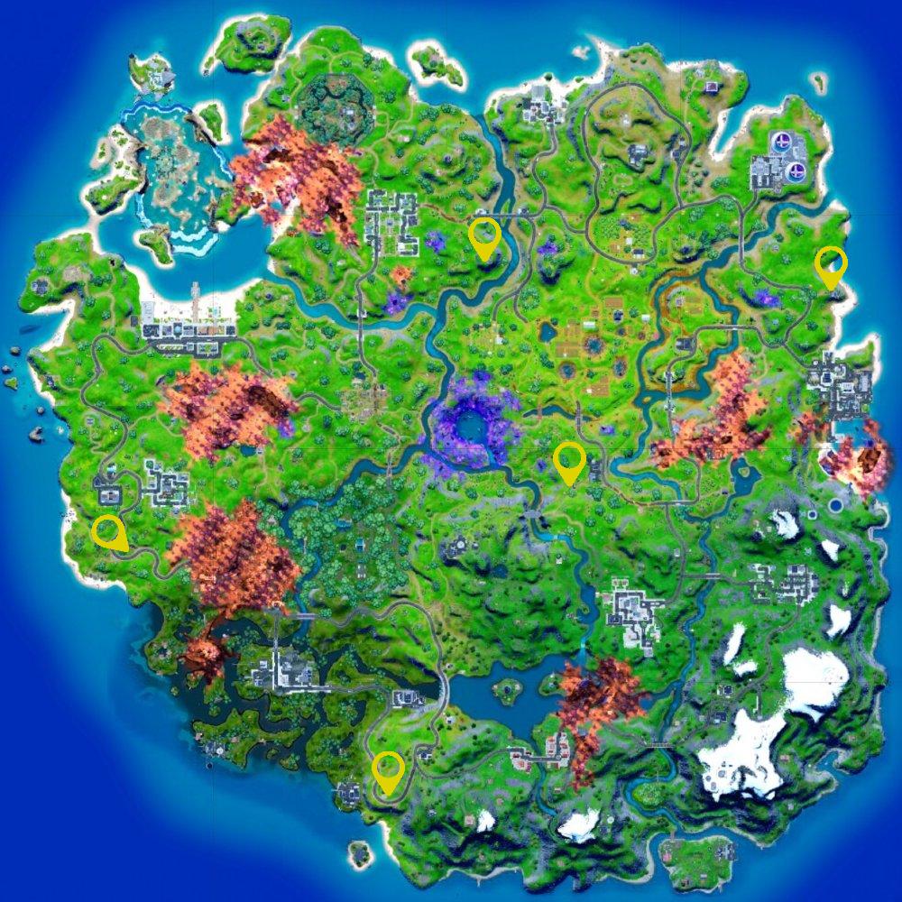 IO Guard Base locations in Fortnite C2S8