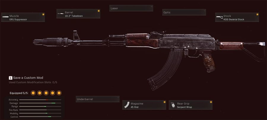 best ak 47 smg loadout warzone