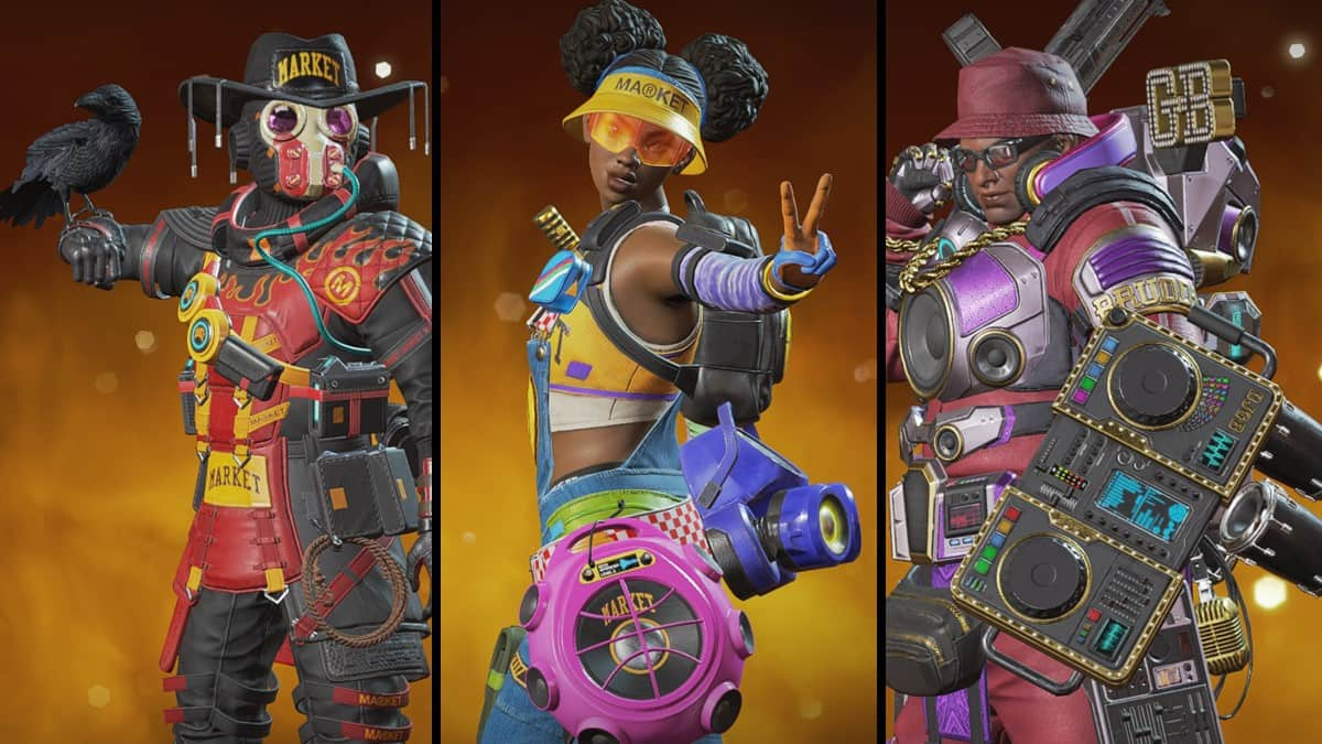 Apex x Market collab skins