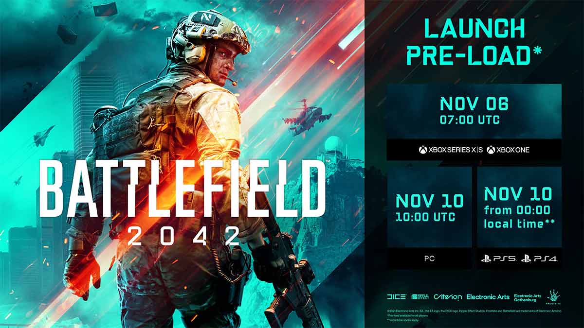 battlefield 2042 pre load timings