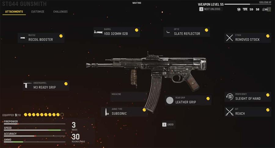 best stg44 smg loadout vanguard