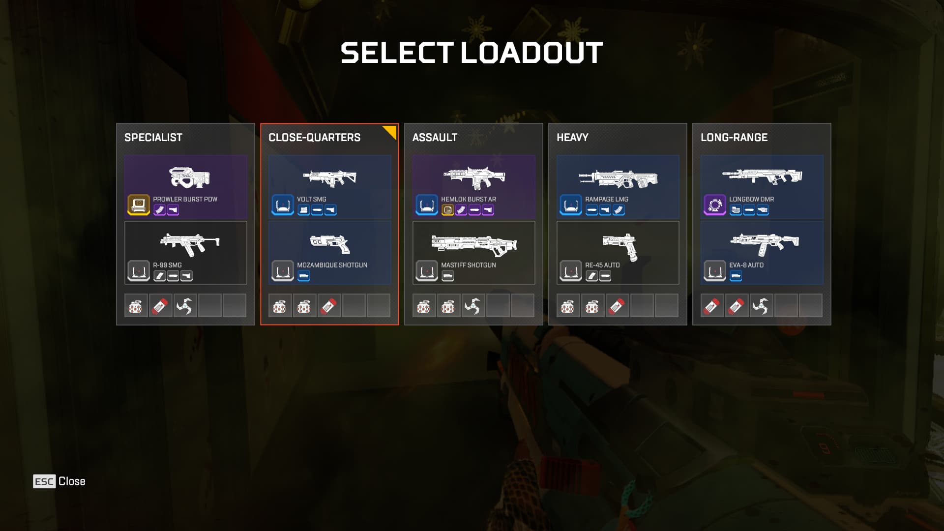 Choose Loadout Winter Express