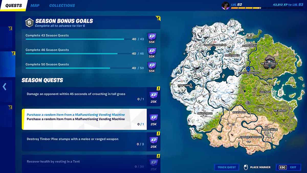 Fortnite Season Quests