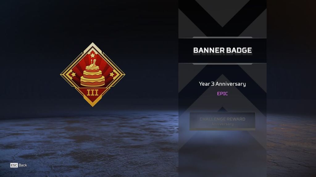 Year 3 Anniversary Badge