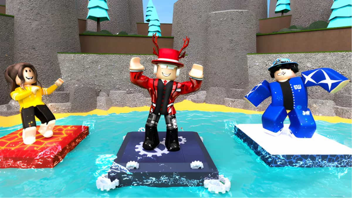 Roblox Cursed Islands characters dancing