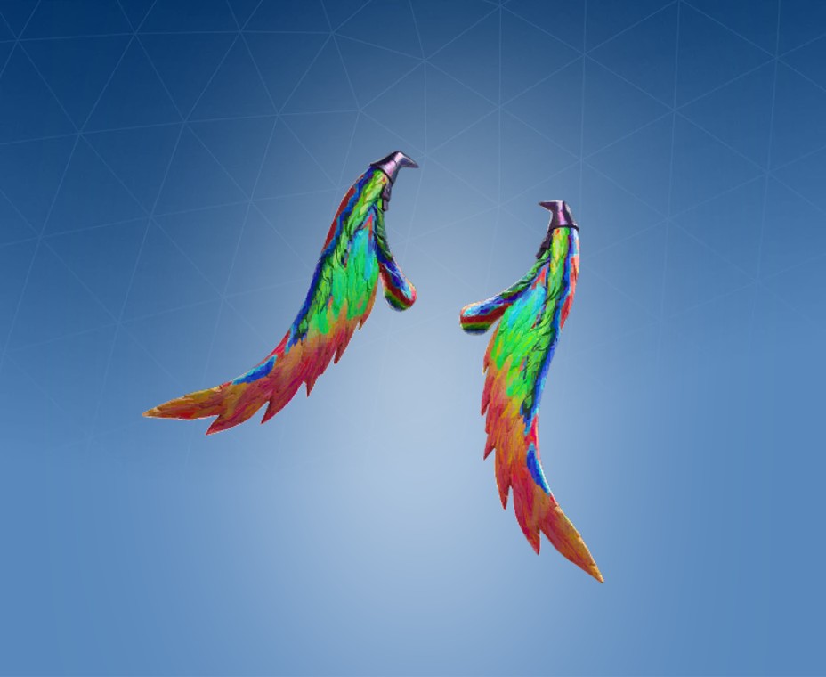 Macaw Darkwings Back Bling