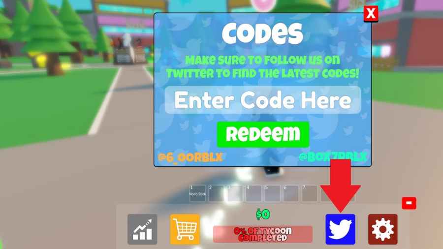 Swag Tycoon Code Input