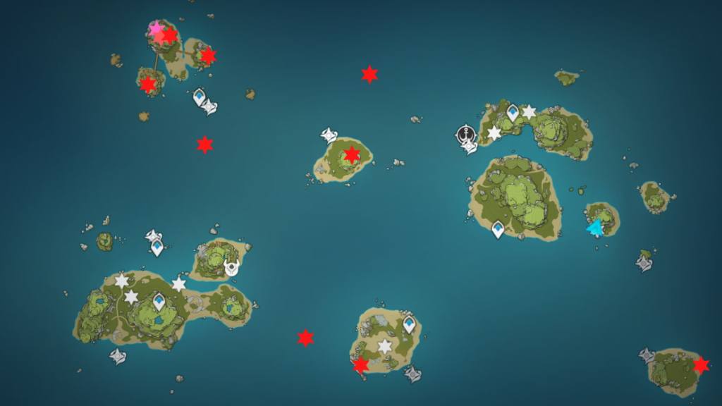 All Chest locations in the Golden Apple Archipelago.