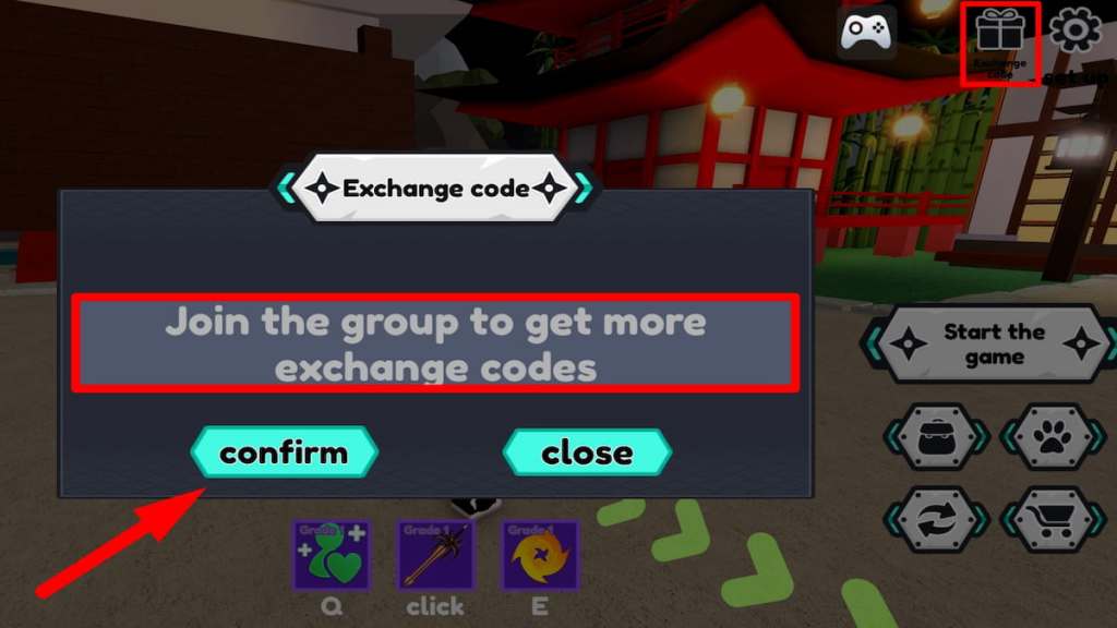 Redeem code for Roblox Ninja Blade