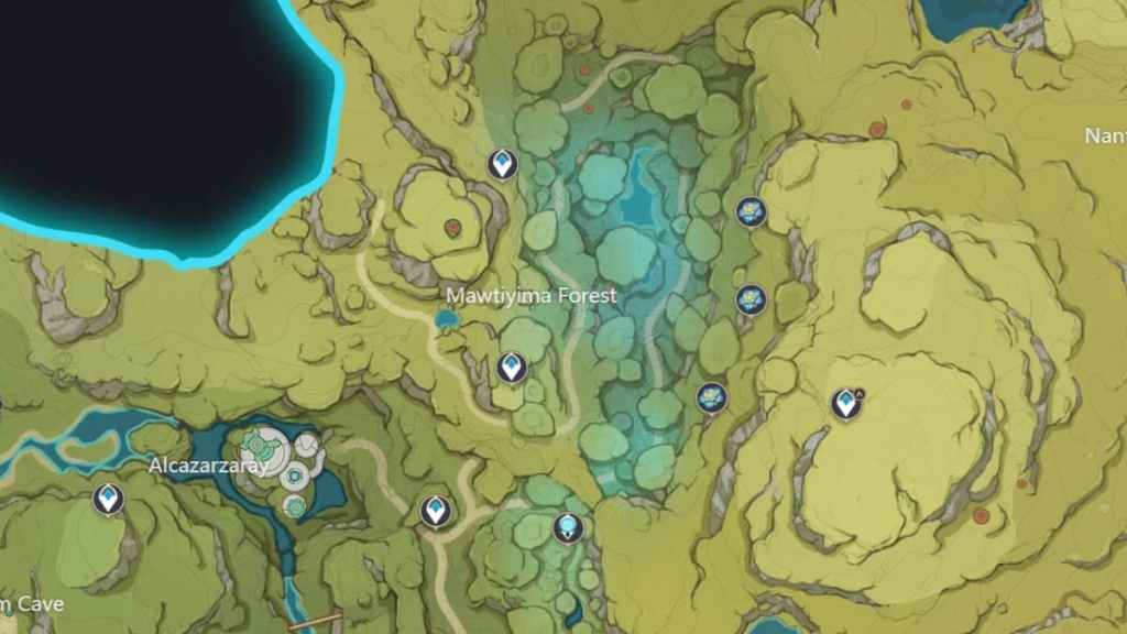 All Kalpalata Lotus locations in Sumeru in Genshin Impact.