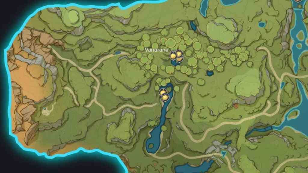 All Nilotpala Lotus locations in Genshin Impact.