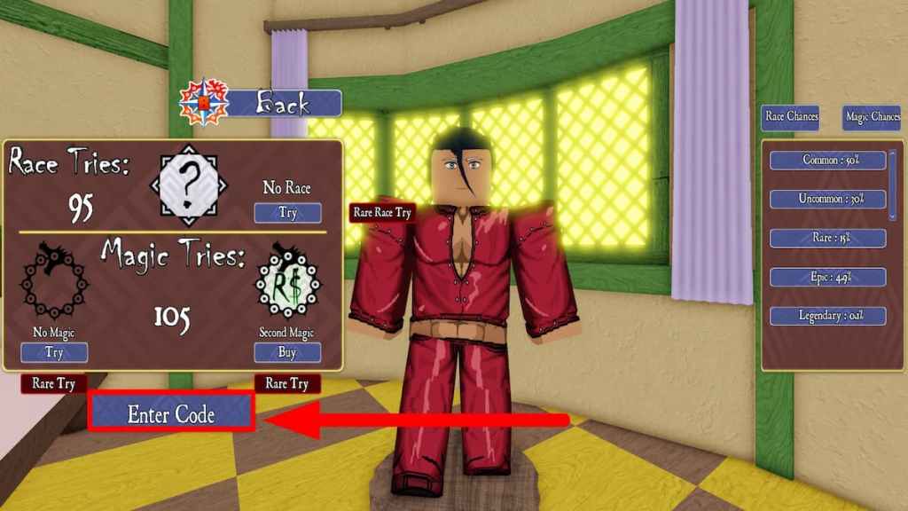 how to Redeem codes for Roblox Deadly Sins Retribution