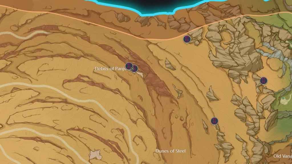 Sumeru Desert Time Trial Locations in Genshin Impact