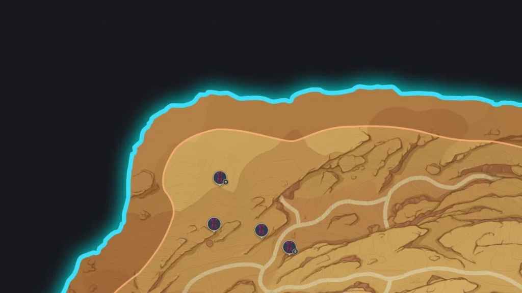 Sumeru Desert Time Trial Locations in Genshin Impact