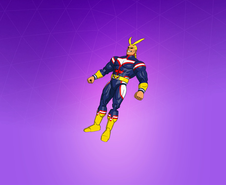 All Might Collectible Back Bling