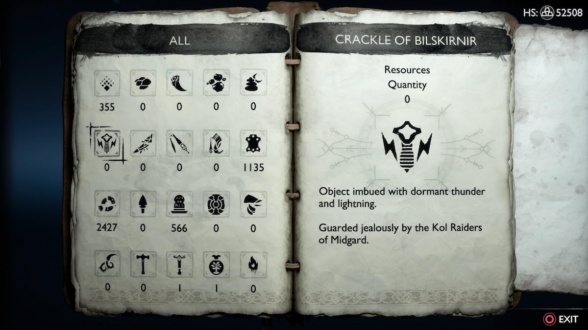 How to get Crackle of Bilskirnir in God of War Ragnarok