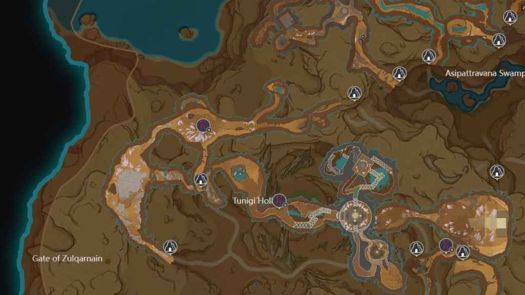 Sumeru Desert Time Trial Locations in Genshin Impact