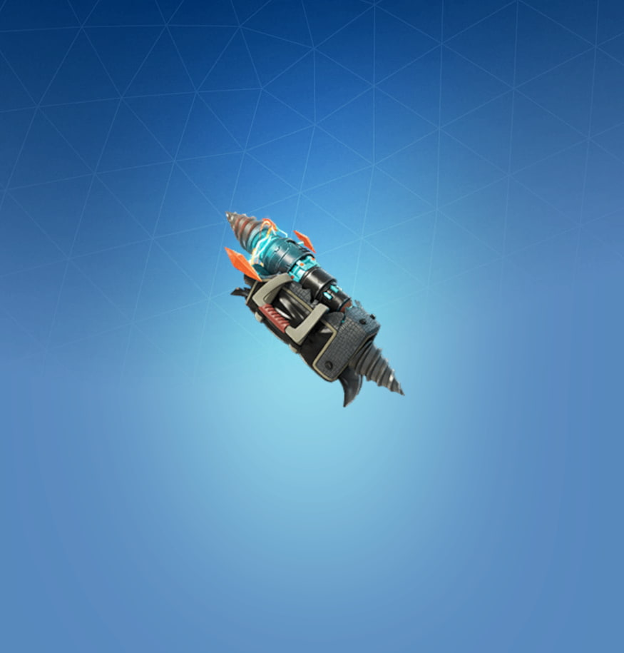 Dual Drillbit Back Bling