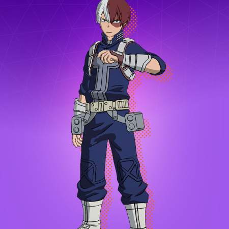 Shoto Todoroki Fortnite skin outfit